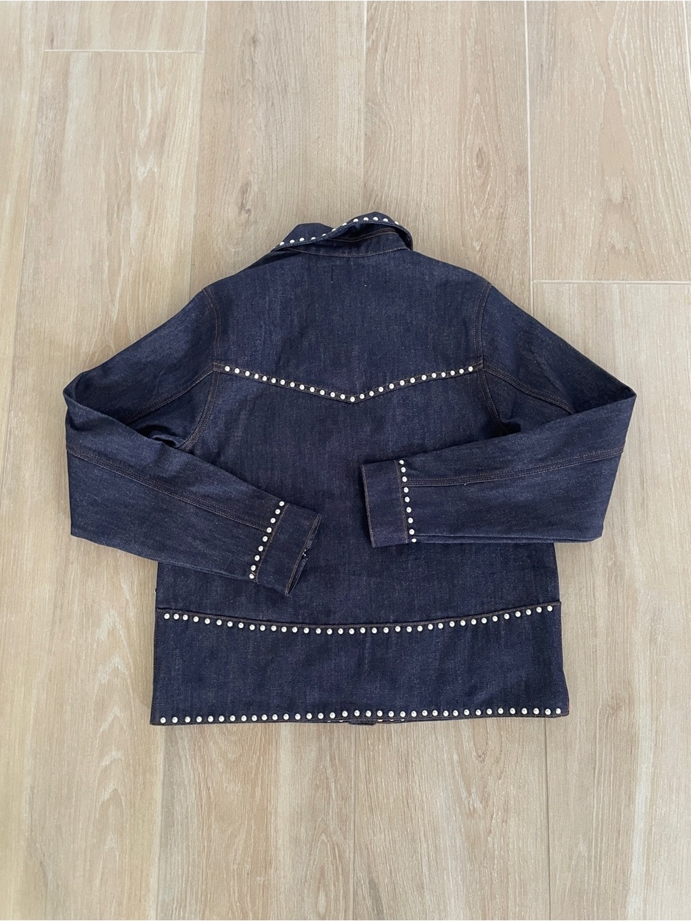 Sunburst Jacket Understated Leather Size L $276 MSRP EUC Western Studded - Picture 8 of 10